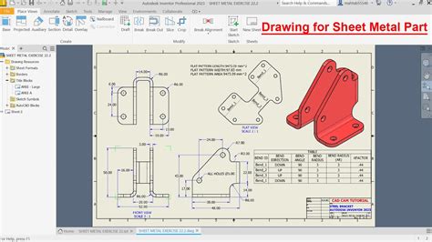 drafting sheet metal should all dimensions be on bent part|sheet metal parts design problems.